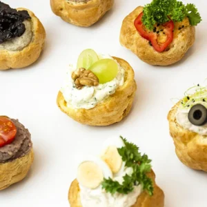 Fingerfood fánkok