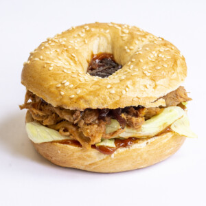 Tépett húsos bagel